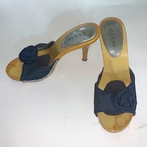 3” Denim by Guess Sandals
